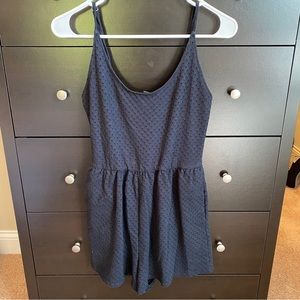 Navy Romper